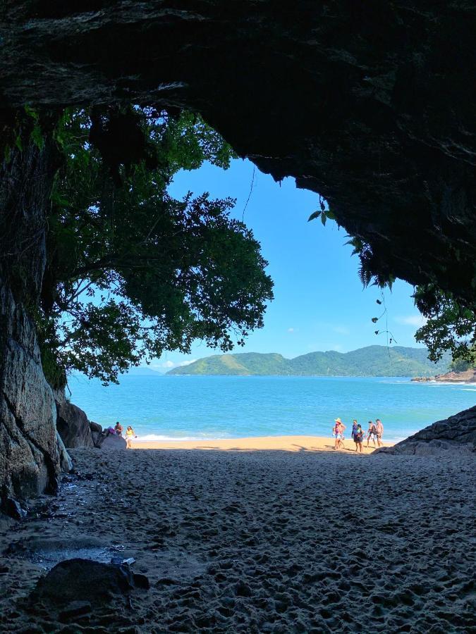 Casa alto padrão Pé na areia Vila Ubatuba Exterior foto